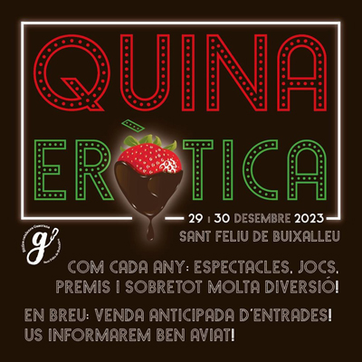 Quina Eròtica de Sant Feliu de Buixalleu, 2023