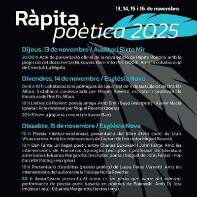 Ràpita Poètica - 2025 Ràpita Poètica - 2025
