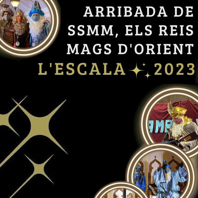 Arribada dels Reis Mags a l'Escala 2023