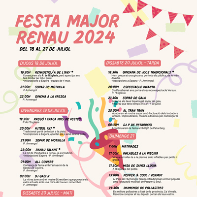 Festa Major de Renau, 2024 Festa Major de Renau, 2024