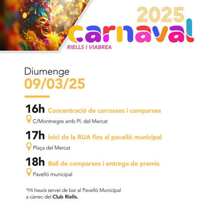 Carnaval a Riells i Viabrea, 2025