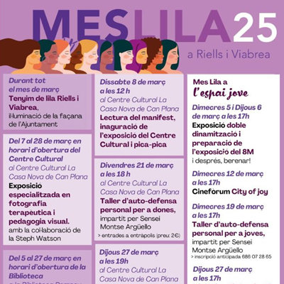 8M, Dia Internacional de la Dona a Riells i Viabrea, 2025