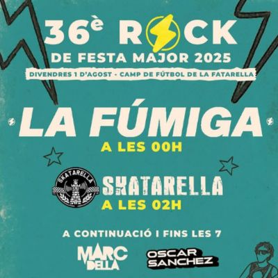 36è Rock de Festa Major de La Fatarella, La Fatarella, 2025, Rock de Festa Major, 36è Rock de Festa Major de La Fatarella, La Fatarella, 2025, Rock de Festa Major,