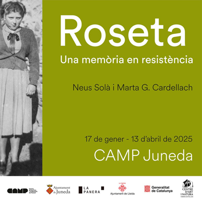 Exposició 'Roseta. Una memòria en resistència', Neus Solà i Marta G. Cardellach Exposició 'Roseta. Una memòria en resistència', Neus Solà i Marta G. Cardellach