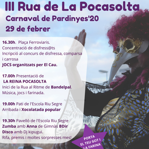 3a edició de la Rua Pocasolta d'Agipa a Pardinyes, 2020 3a edició de la Rua Pocasolta d'Agipa a Pardinyes, 2020