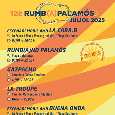 Rumb(a) Palamós, - 2025 Rumb(a) Palamós, - 2025
