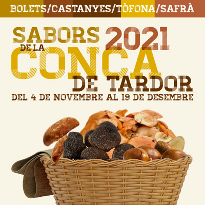 Jornades Gastronòmiques Sabors de la Conca de Tardor, 2021 Jornades Gastronòmiques Sabors de la Conca de Tardor, 2021