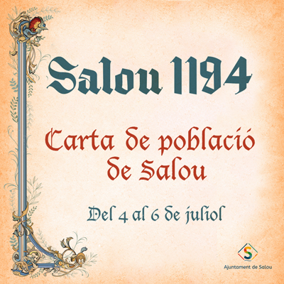Carta de Població 1194, Salou, 2025 Carta de Població 1194, Salou, 2025