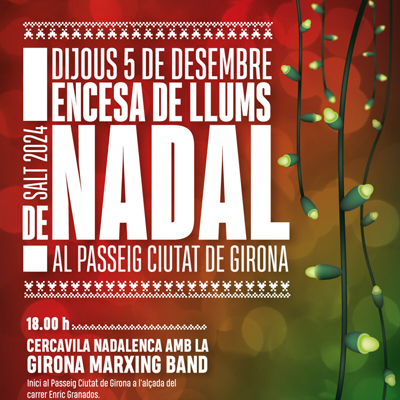 Encesa dels Llums de Nadal a Salt, 2024 Encesa dels Llums de Nadal a Salt, 2024