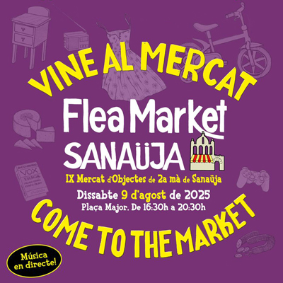 IXè Flea Market de Sanaüja, 2025