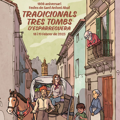 Festa de Sant Antoni a Esparreguera - Tres Tombs 2023