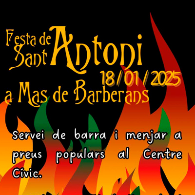 Festa de Sant Antoni - Mas de Barberans 2025