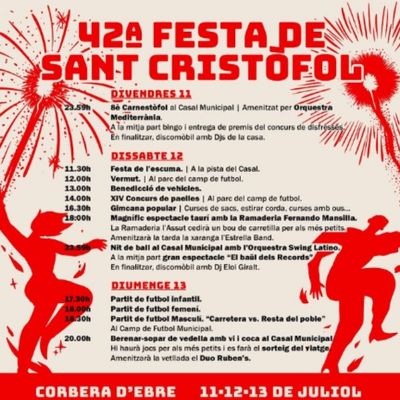 42a Festa de Sant Cristòfol a Corbera d’Ebre, 2025, Festa de Sant Cristòfol a Corbera d’Ebre, Sant Cristòfol, Corbera d'Ebre, 42a Festa de Sant Cristòfol a Corbera d’Ebre, 2025, Festa de Sant Cristòfol a Corbera d’Ebre, Sant Cristòfol, Corbera d'Ebre,