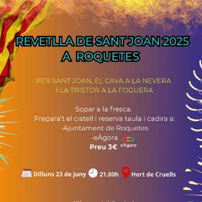 Revetlla de Sant Joan a Roquetes 2025, Revetlla de Sant Joan a Roquetes, Roquetes, 2025, Sant Joan, 