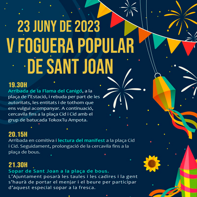 Revetlla de Sant Joan - Santa Bàrbara 2023