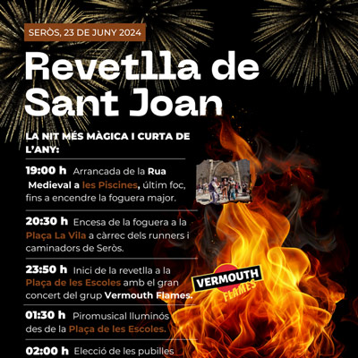 Revetlla de Sant Joan a Seròs 2024 Revetlla de Sant Joan a Seròs 2024