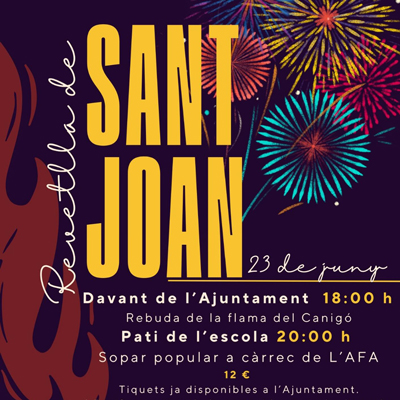 Revetlla de Sant Joan - Vilajuïga 2024 Revetlla de Sant Joan - Vilajuïga 2024