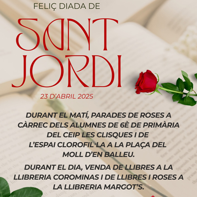 Sant Jordi - El Port de la Selva 2025 Sant Jordi - El Port de la Selva 2025