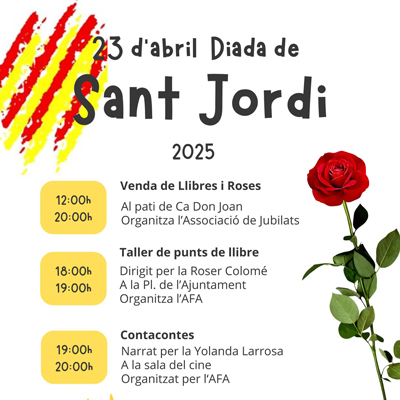 Sant Jordi - Vinebre 2025 Sant Jordi - Vinebre 2025