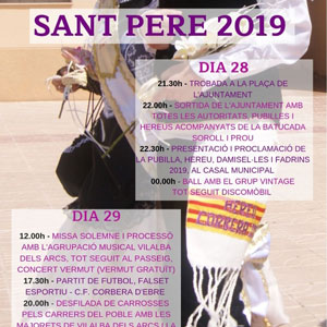 Sant Pere - Corbera d'Ebre 2019 Sant Pere - Corbera d'Ebre 2019