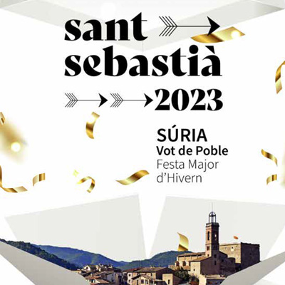 Festa Major d'hivern de Súria - Sant Sebastià 2023 Festa Major d'hivern de Súria - Sant Sebastià 2023