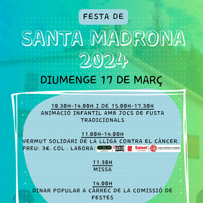Festa de Santa Madrona - Corbera d'Ebre 2024 Festa de Santa Madrona - Corbera d'Ebre 2024