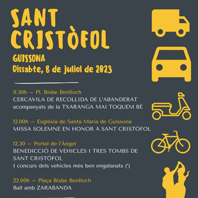 Sant Cristòfol a Guissona, 2023