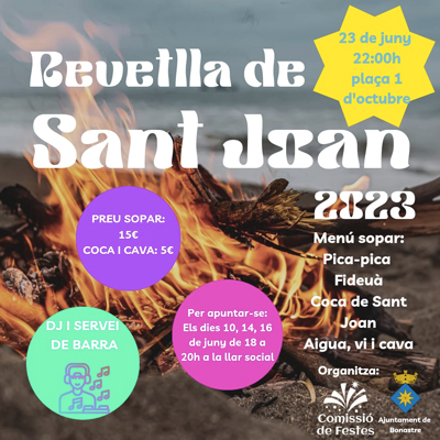 Revetlla de Sant Joan a Bonastre, 2023 Revetlla de Sant Joan a Bonastre, 2023