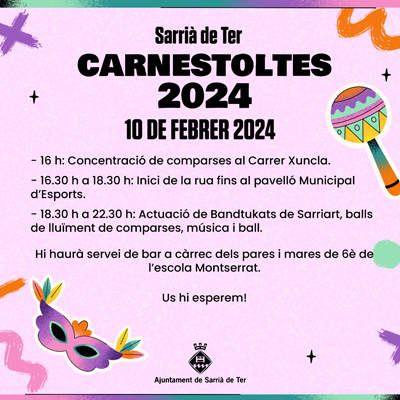 Carnestoltes de Sarrià de Ter, 2024 Carnestoltes de Sarrià de Ter, 2024