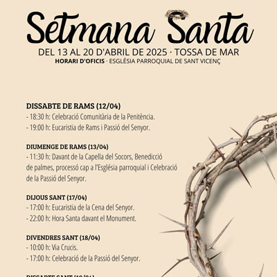 Setmana Santa a Tossa de Mar, 2025