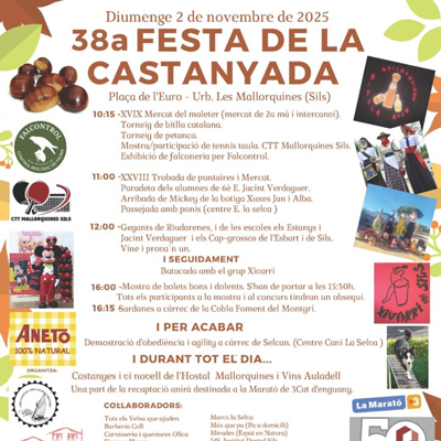 38a Festa de la Castanyada de Sils, 2025 38a Festa de la Castanyada de Sils, 2025
