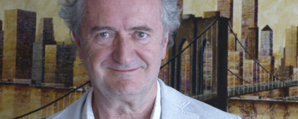 Josep de Moner durant l'entrevista