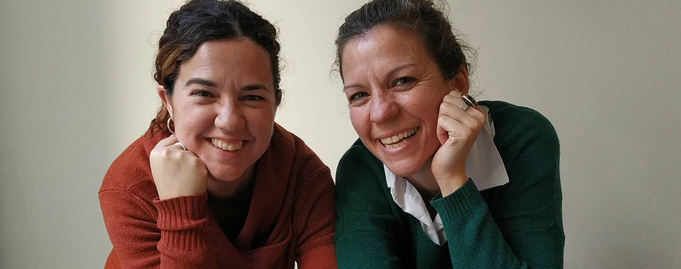 Núria Puyuelo i Laia Figueras, de l'Editorial Nanit