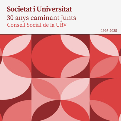 Societat i universitat. 30 anys caminant junts Societat i universitat. 30 anys caminant junts