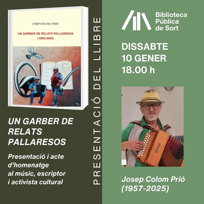 Homenatge a Josep Colom Prió, Biblioteca Pública de Sort, 2026
