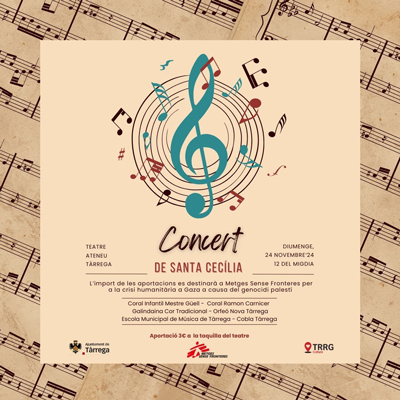 Concert de Santa Cecília a Tàrrega, 2024 Concert de Santa Cecília a Tàrrega, 2024