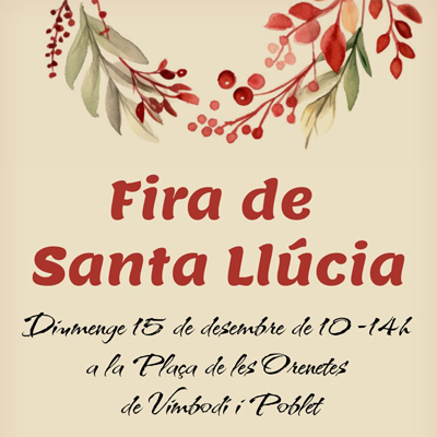 Fira de Santa Llúcia de Vimbodí i Poblet, 2024 Fira de Santa Llúcia de Vimbodí i Poblet, 2024