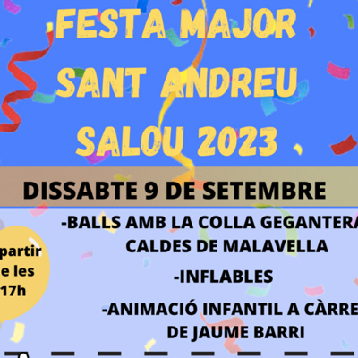 Festa Major de Sant Andreu Salou, 2023