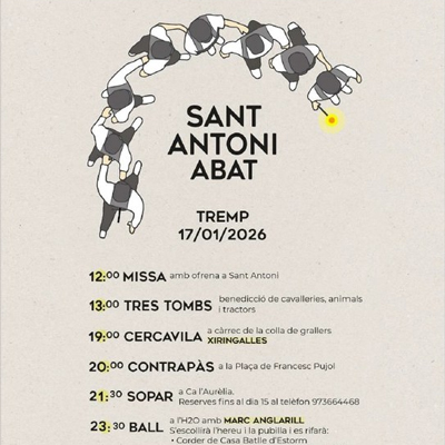 Festa de Sant Antoni a Tremp, 2026 Festa de Sant Antoni a Tremp, 2026