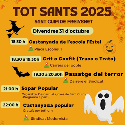 Tots Sants a Sant Guim de Freixenet, 2025