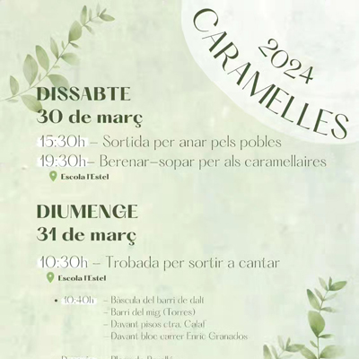 Caramelles a Sant Guim de Freixenet, 2024