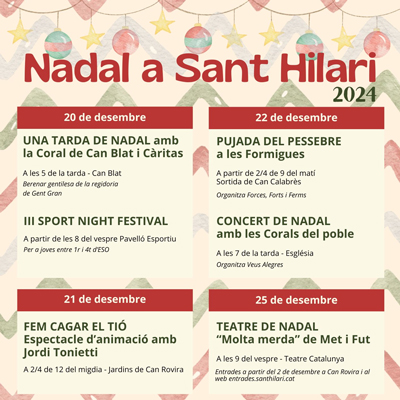 Nadal a Sant Hilari Sacalm, 2024 Nadal a Sant Hilari Sacalm, 2024