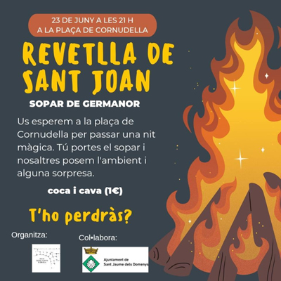 Revetlla de Sant Joan a Cornudella, Sant Jaume dels Domenys, 2024