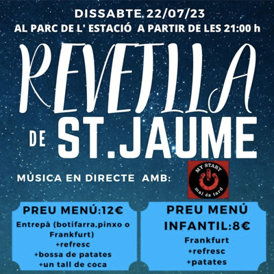 Revetlla de Sant Jaume a Llagostera, 2023 Revetlla de Sant Jaume a Llagostera, 2023