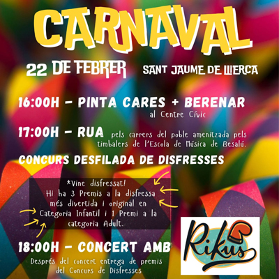 Carnaval de Sant Jaume de Llierca, 2025