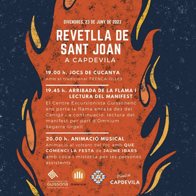 Revetlla de Sant Joan a Guissona, 2023