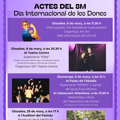 Dia Internacional de la Dona a Sant Joan de les Abadesses, 2025 Dia Internacional de la Dona a Sant Joan de les Abadesses, 2025