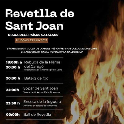 Revetlla de Sant Joan a Riudoms, 2023 Revetlla de Sant Joan a Riudoms, 2023