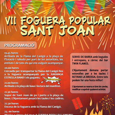 Revetlla de Sant Joan a Santa Bàrbara, 2025