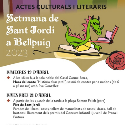 Setmana de Sant Jordi a Bellpuig, 2023